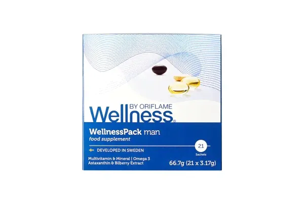 Витамины для мужчин Wellness Pack (Орифлейм) в Москве