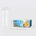 Печенье Wellness цельнозерновое с кокосом и витаминами, 210г