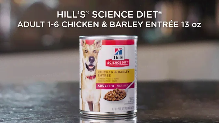 Hills Science Diet Adult CHICKEN BARLEY Canned Dog Food 7037