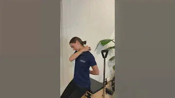 Upper trapezius release with trigger point/massage ball