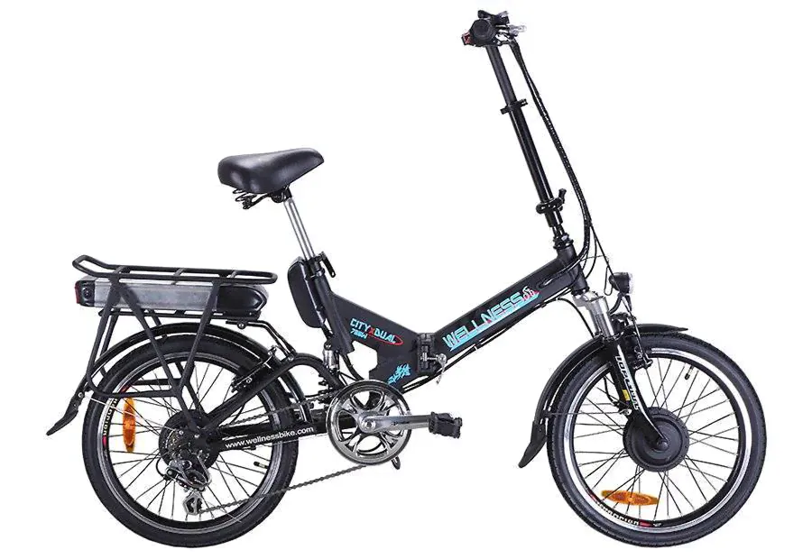 Электровелосипед WELLNESS CITY DUAL, black-0