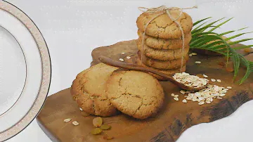 Овсяное печенье с изюмом